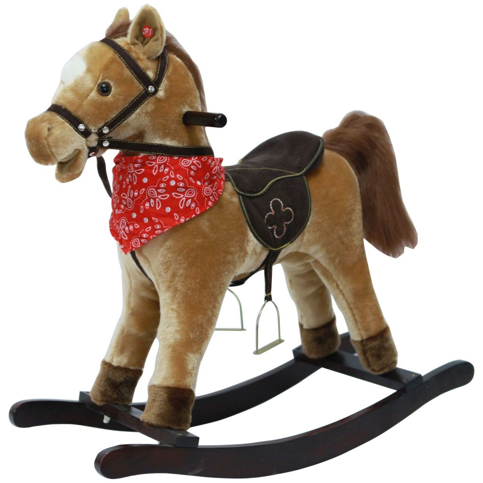Schommelpaard luxe zadel, h zitje 46cm