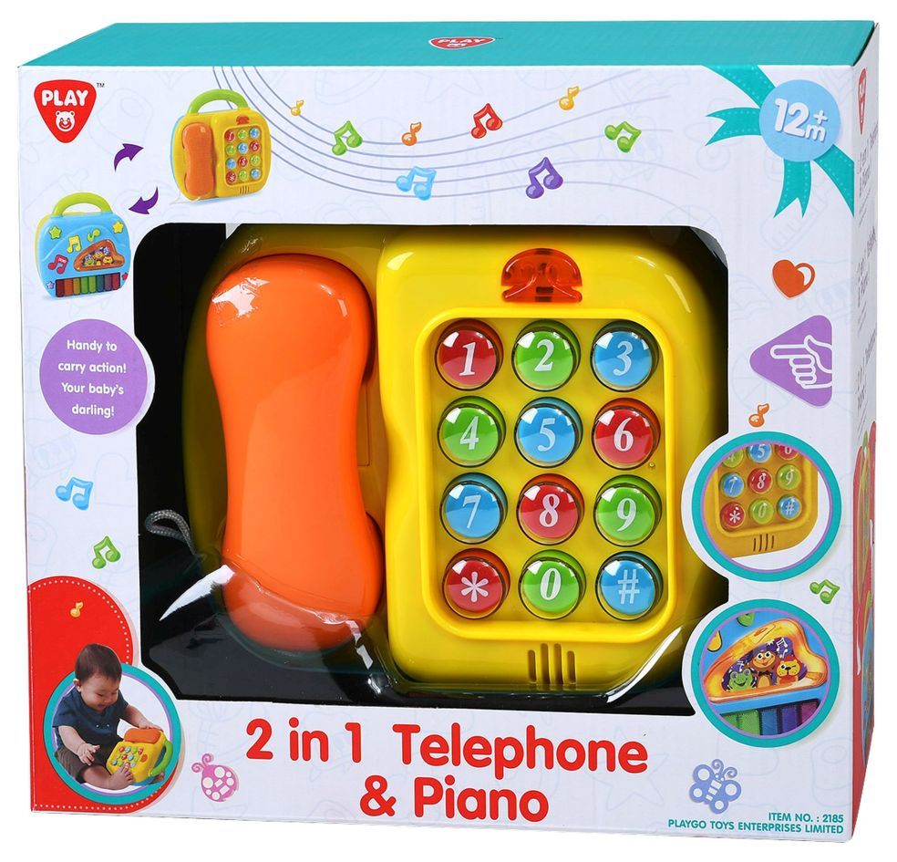 0669240  2 in 1 Telephone & Piano B/O