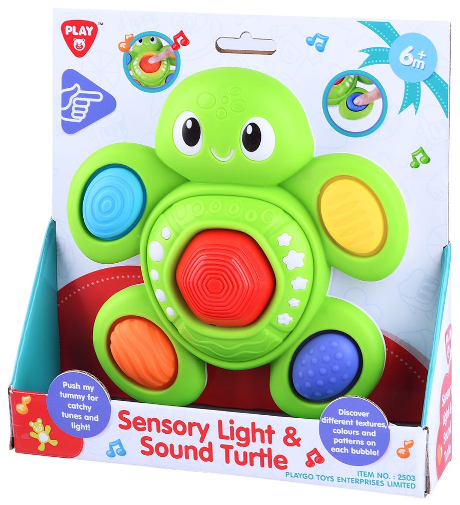 SENSORY LIGHT & SOUND TURTLE B/O *