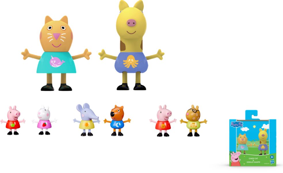 F64135L0 Peppa Pig Best Friends Figures