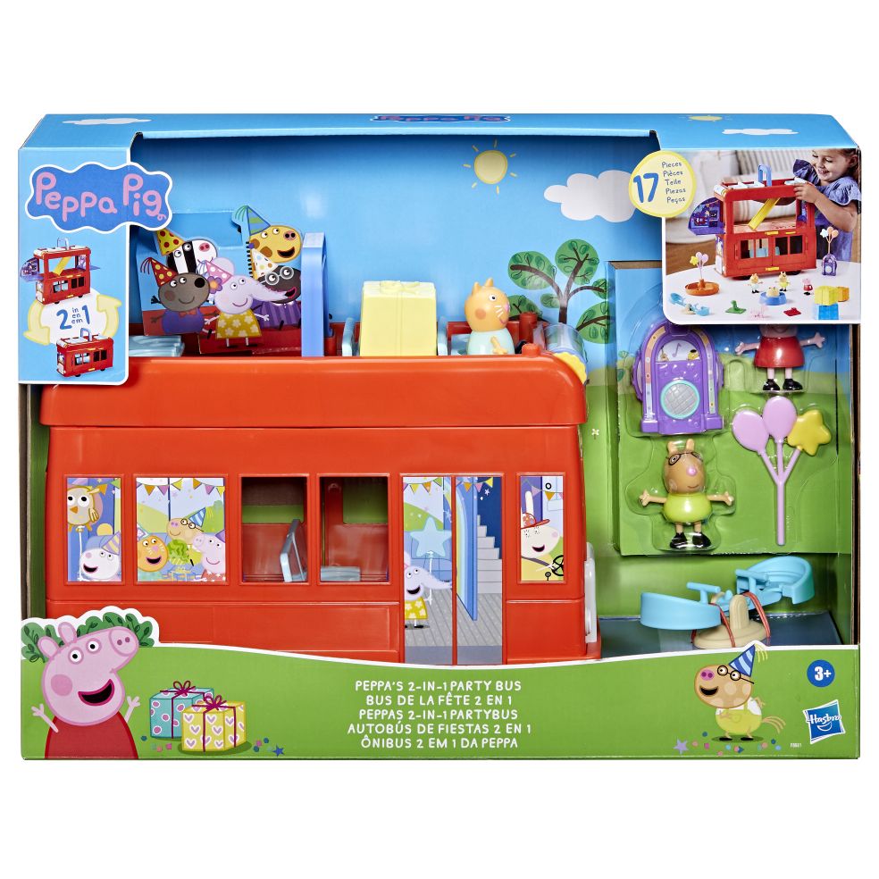 F8881 Peppa Pig 2 in 1 Party bus