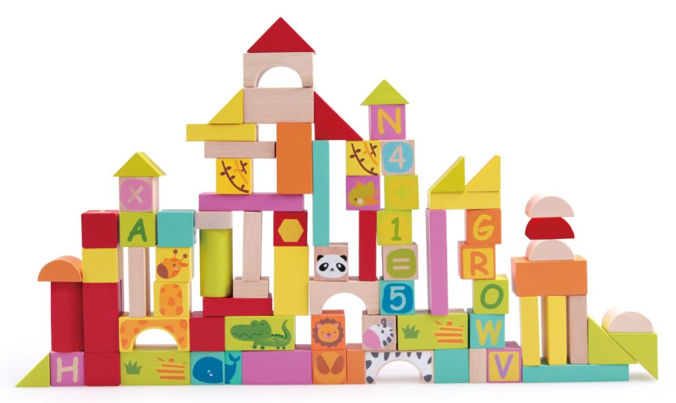 5432752 100PCS WOODEN BLOCS