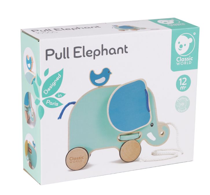 Elefant ziehen