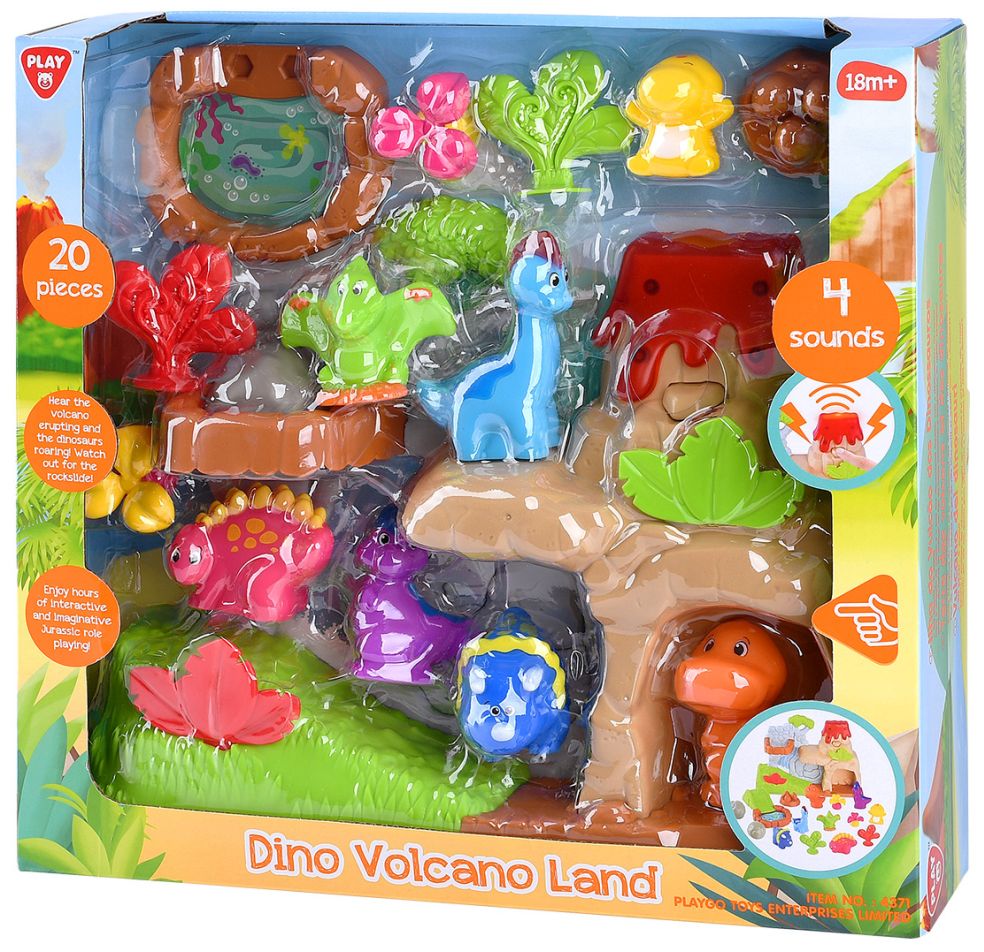 DINO VOLCAN LAND B/O - 20 PCS*