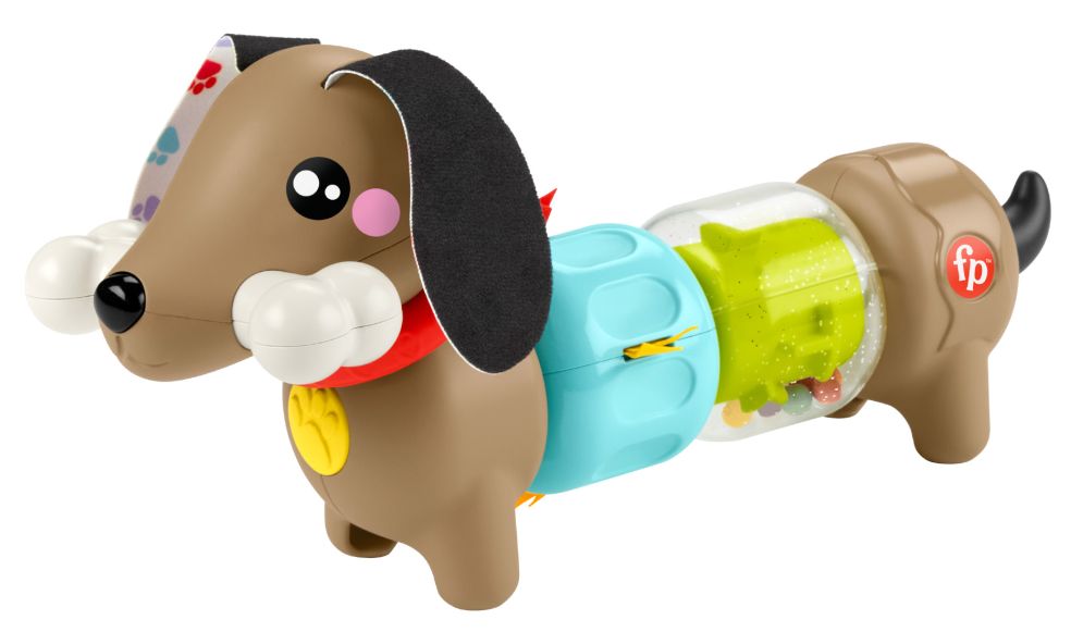 HTW91 Fisher Price Pets Click&Spin Act Pup