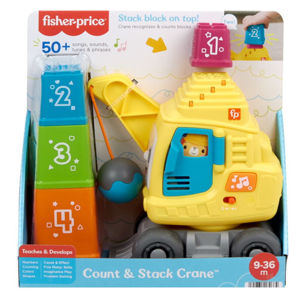 HWY66 Fisher Price Count & Stack Crane