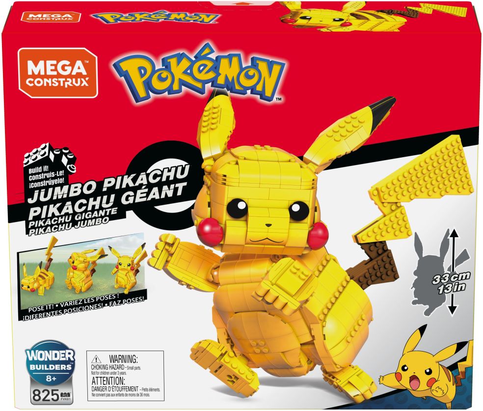 FVK81 Mega Construx Pokemon Jumbo Pikachu