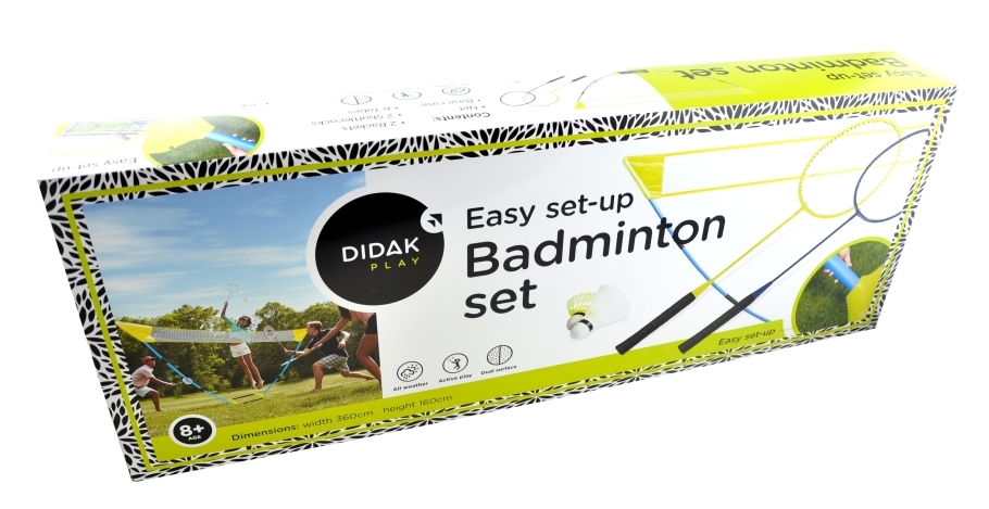 BADMINTON SPEELSET 360x160cm