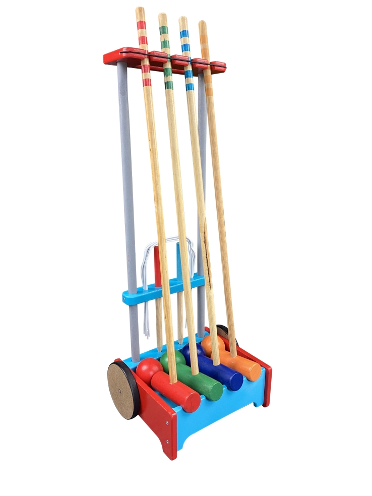 CROQUET 4 SPELERS op kar