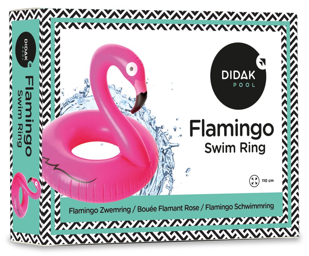 Bouée Flamant Rose Didak - 110cm