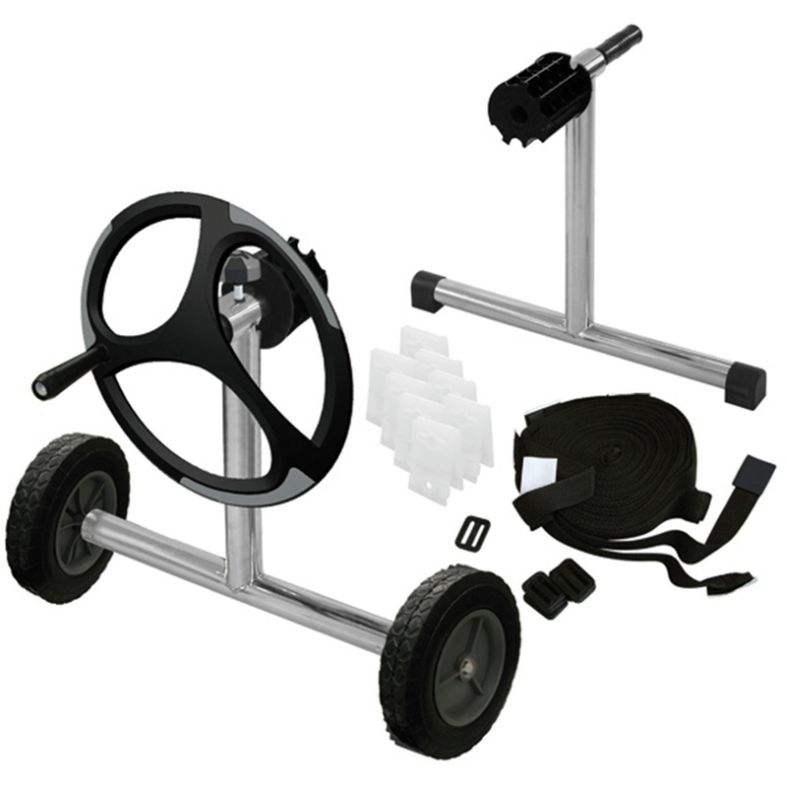IG Pool Cover Reel, SS Frame (for 3.25"/80m Tubes)