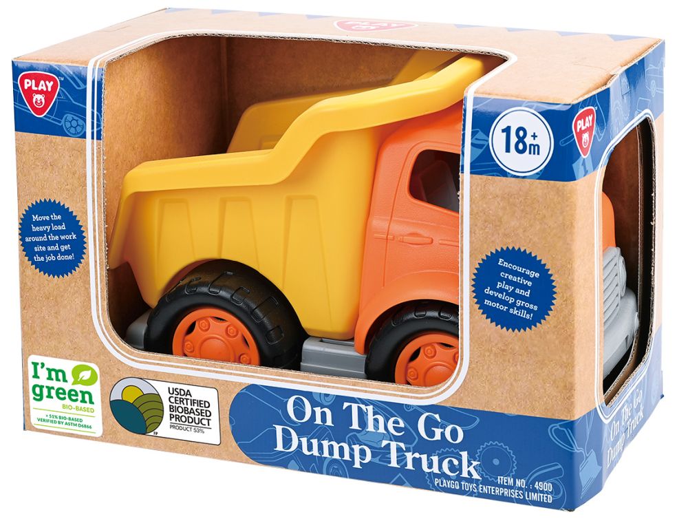 PLASTIQUE BIOSOURCÉ - CAMION BENNE EN MOUVEMENT