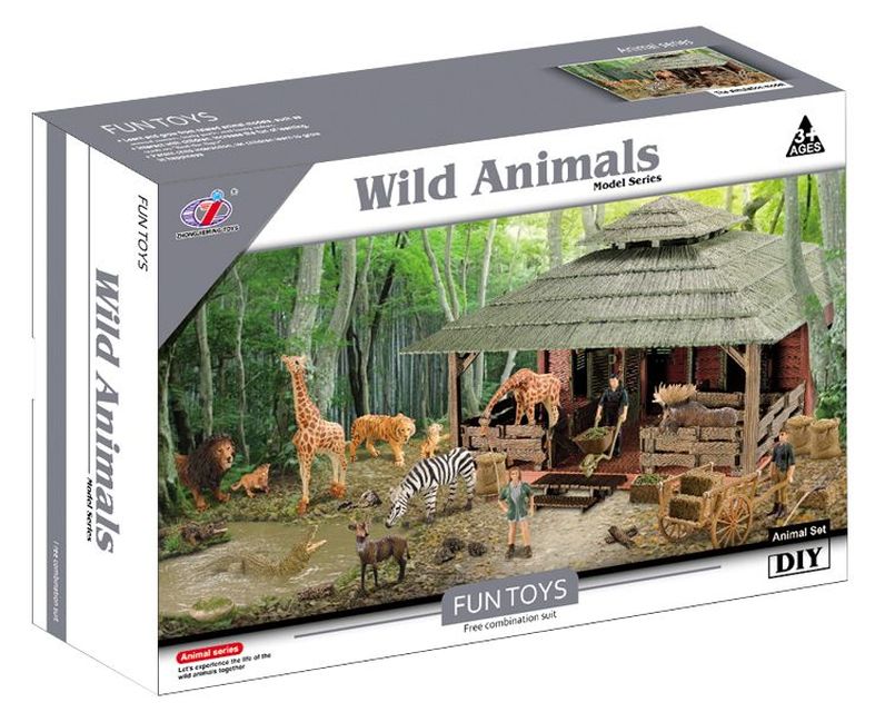 Boerderij met wilde dieren