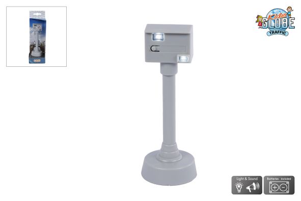 Flitspaal met Licht en Geluid 12cm