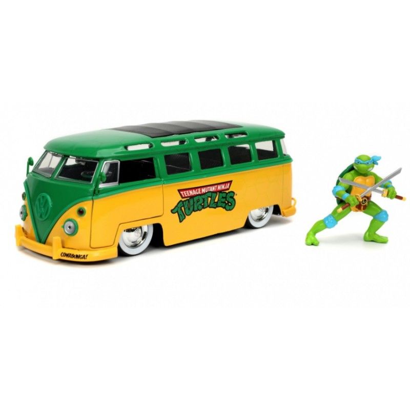 253285000 Turtles Leonardo 1962 VW Bus 1:24