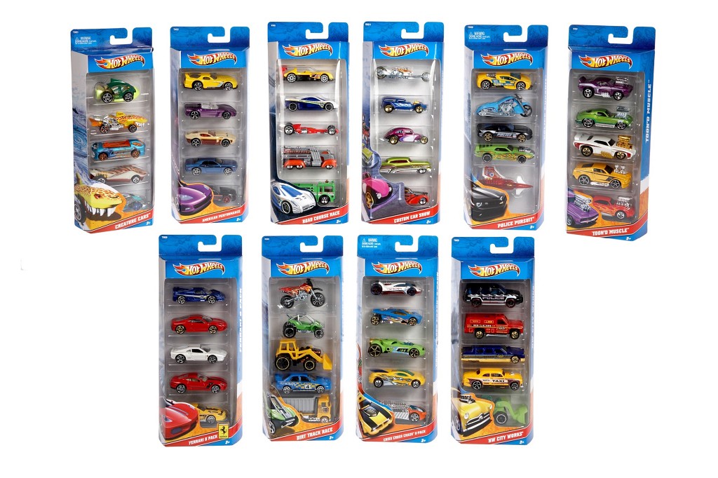 HotWheels DieCast 5-Pack Assortment