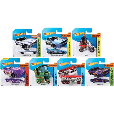 Assortiment de voitures de base HotWheels DieCast 21A