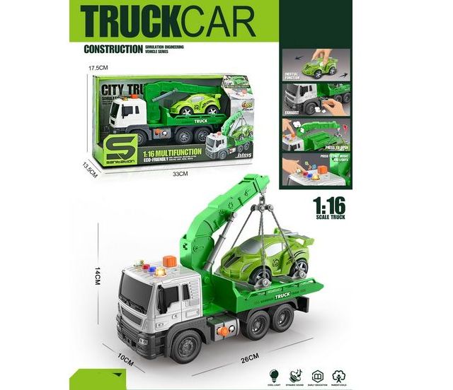 1:16 Truck friction (light, sound)