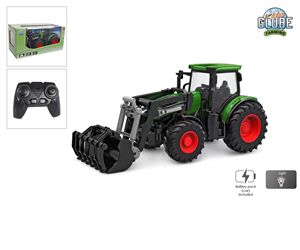 RC tractor 2.4GHZ with light and front loader 27cm