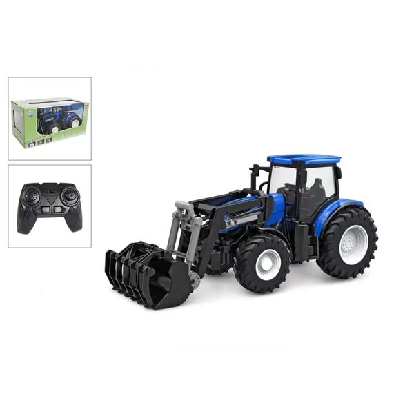 RC tractor 2.4GHZ with light and front loader 27cm