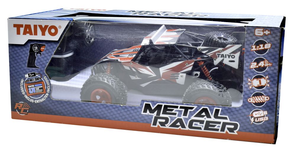 R/C 1/18 METAL RACERS ASST.220X145X90