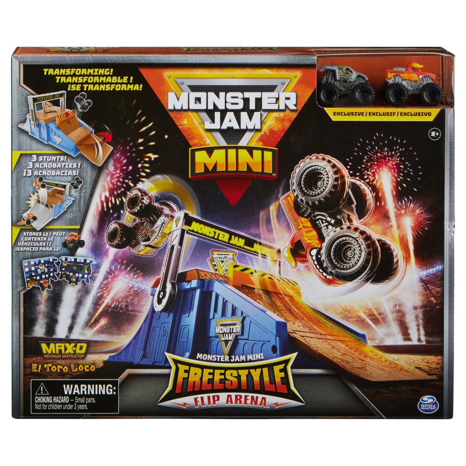 Monster Jam – Mini Flip & Go Spielset