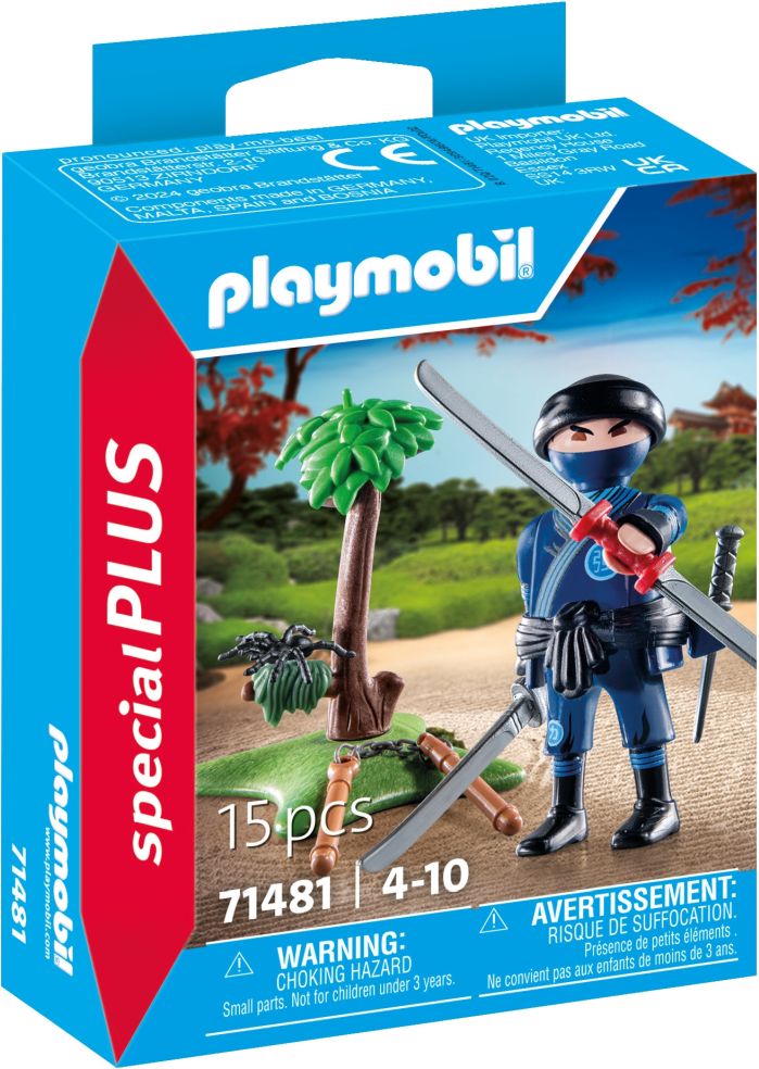 Ninja mit Ausrüstung