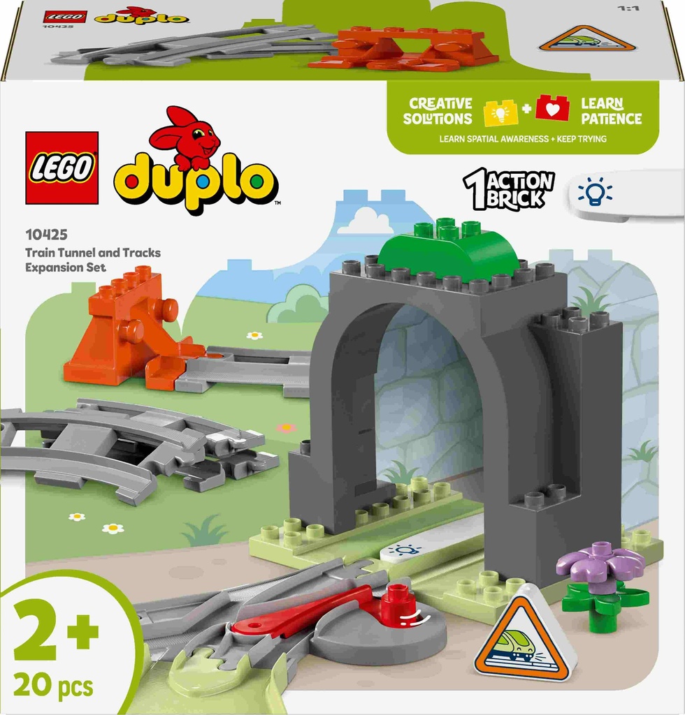 DUPLO Train tunnel and track extension set