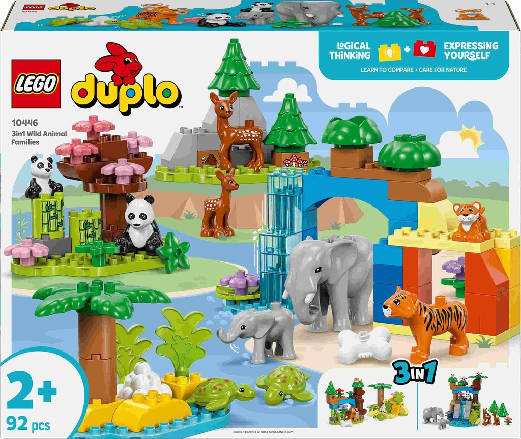 3-in-1 families van wilde dieren