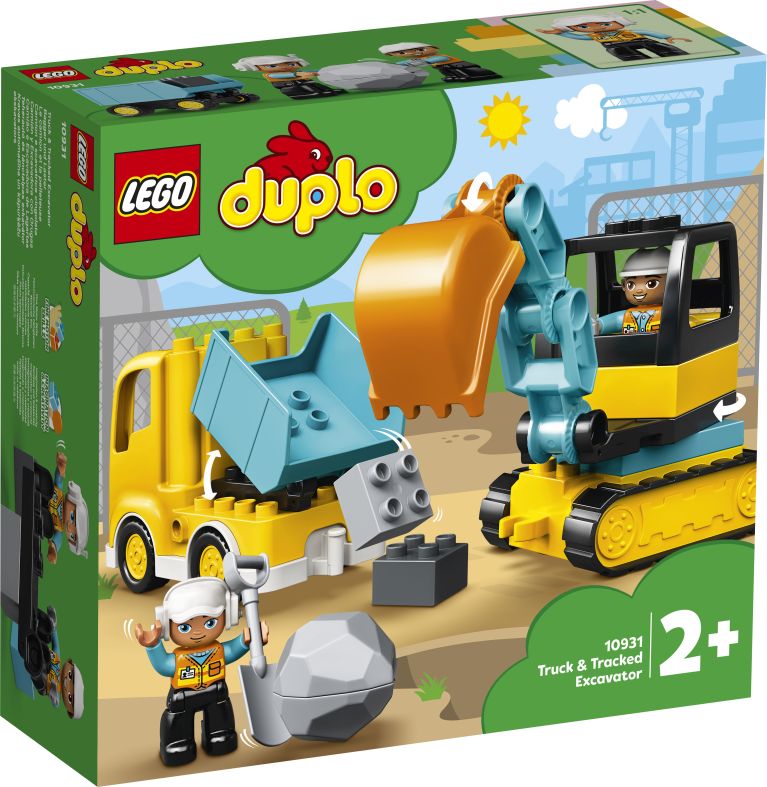 DUPLO Truck & Graafmachine met rupsbanden