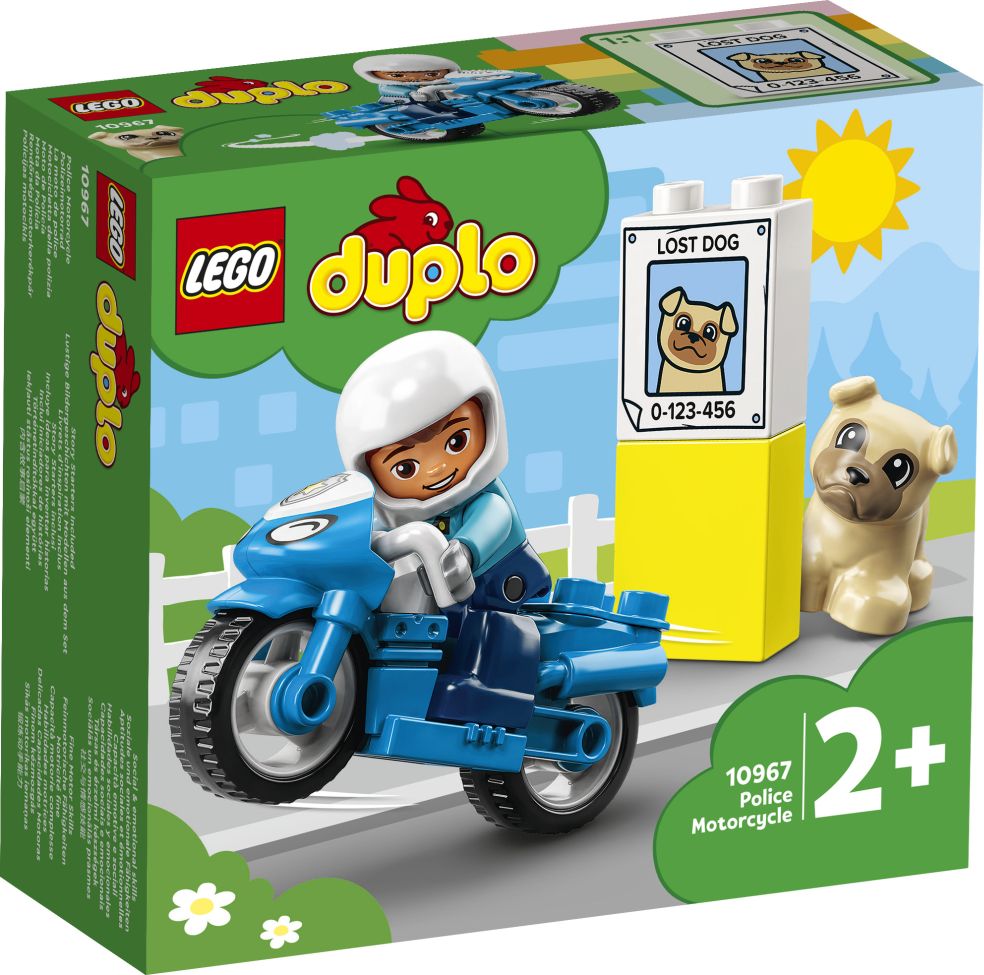 DUPLO Police motorcycle