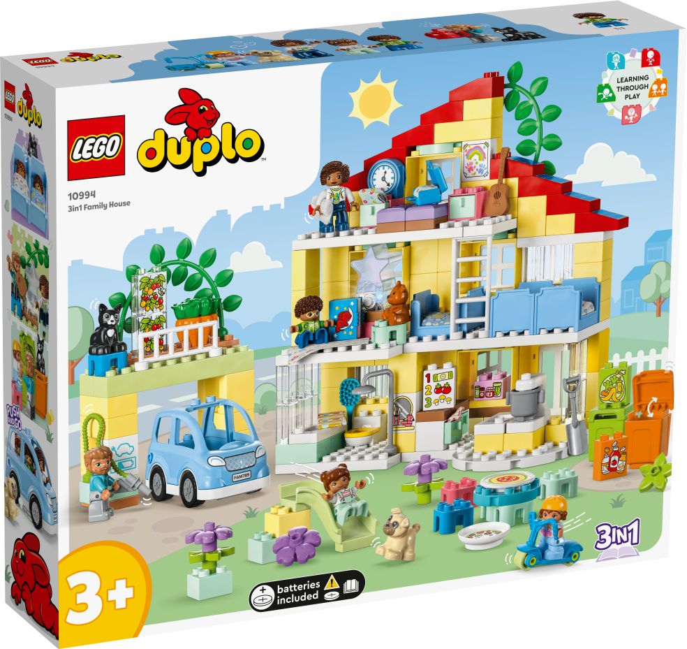 DUPLO 3 in 1 Familiehuis