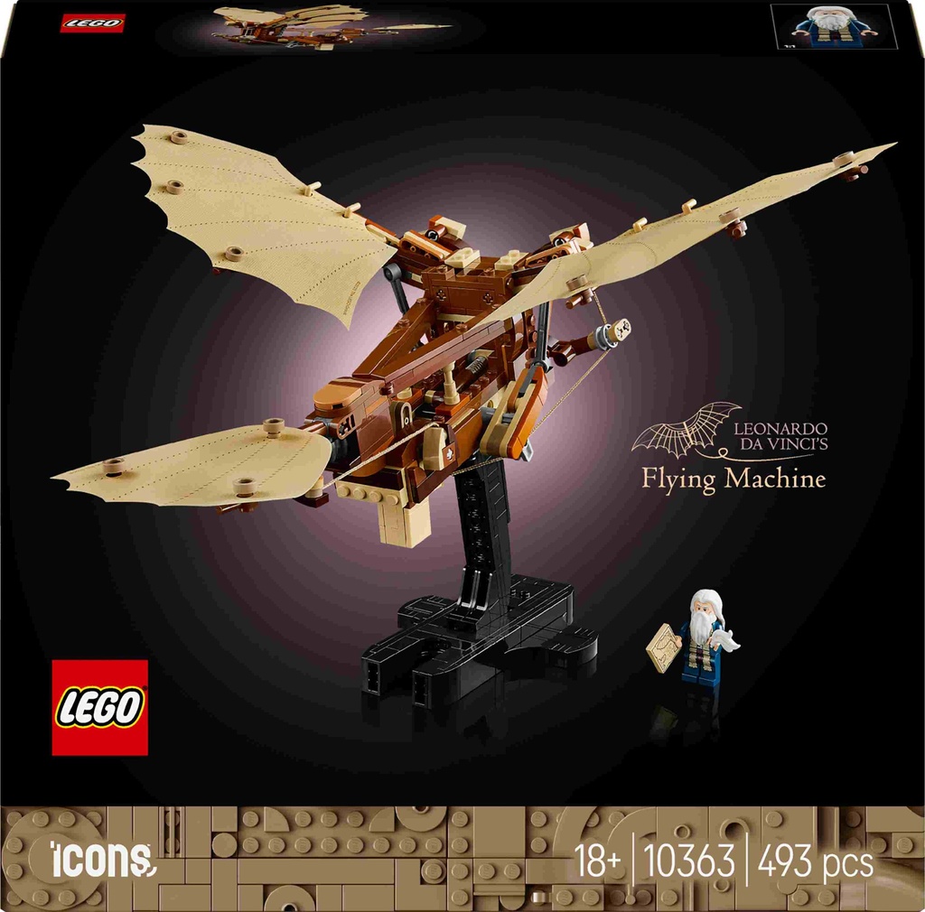 De vliegmachine van Leonardo da Vinci