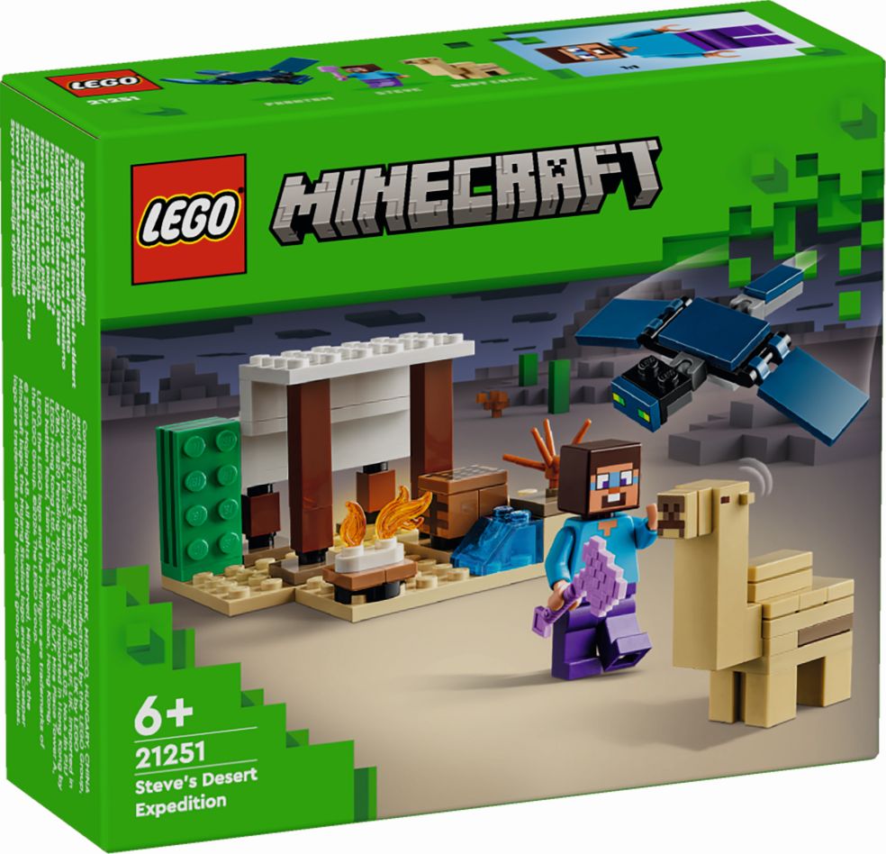 Minecraft Steve's woestijnexpeditie