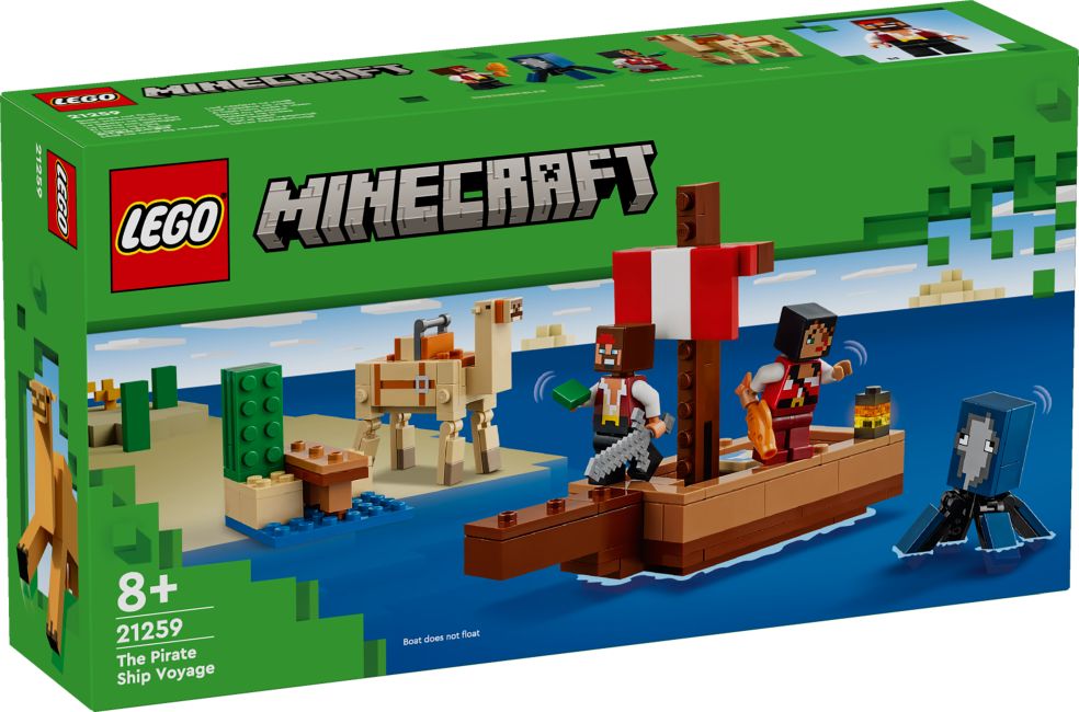 Minecraft Le voyage du navire pirate