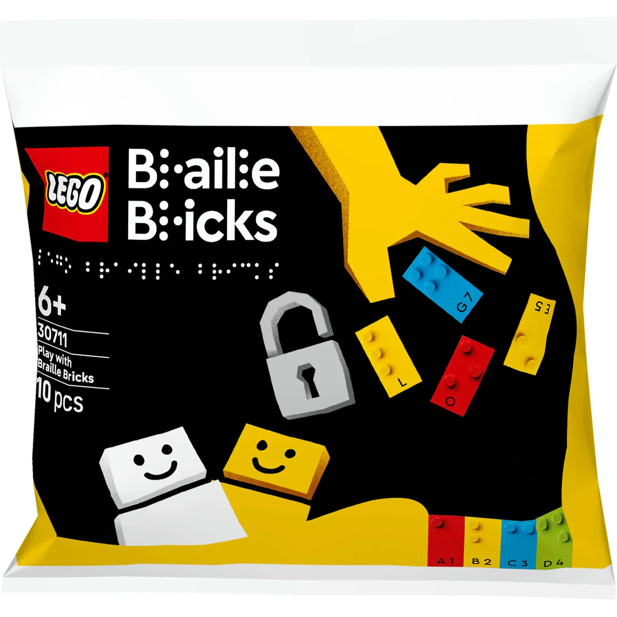LEGO Bags Braille Bricks