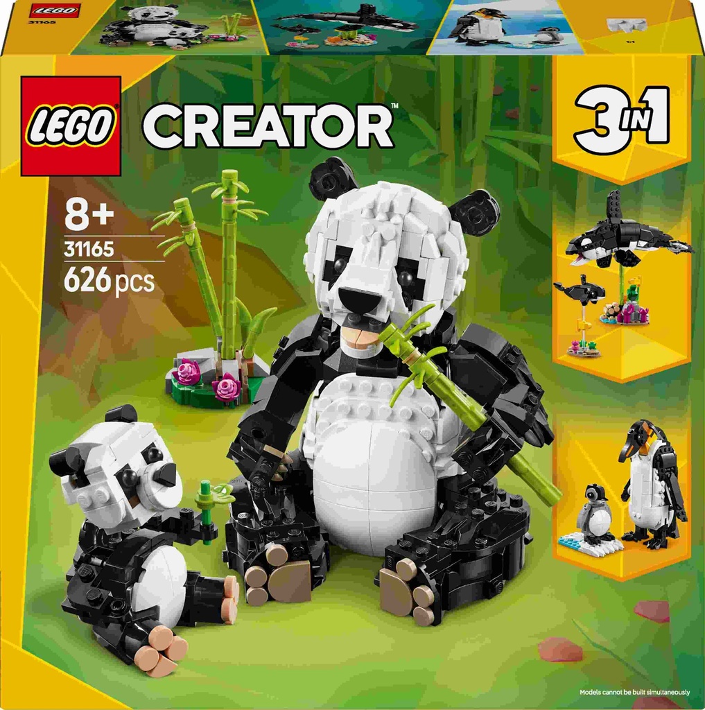 Creator 3-1 Animaux sauvages panda