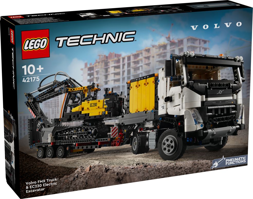 Technic Volvo FMX Lkw & EC230 Elektrischer Bagge