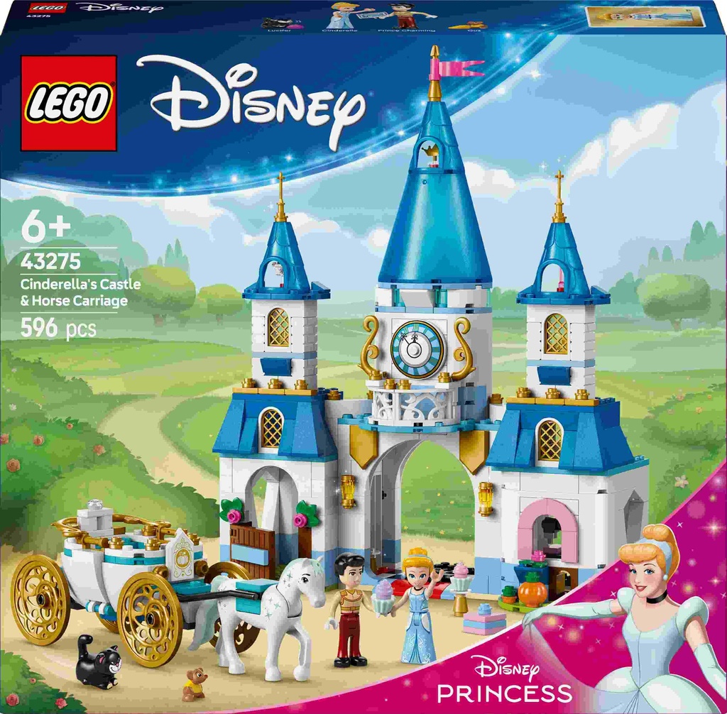 Disney Aschenputtels Schloss und Kutsche