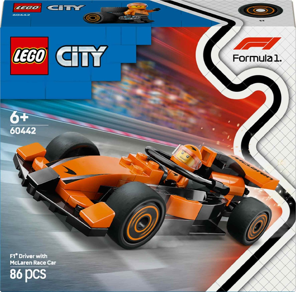 F1® coureur met McLaren racewagen