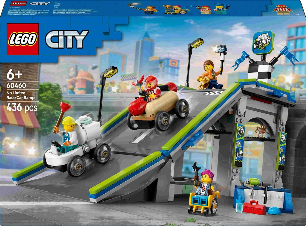 City Fast Jump Ramp for Race Cars