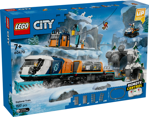 City Arktischer Polar-Express-Zug