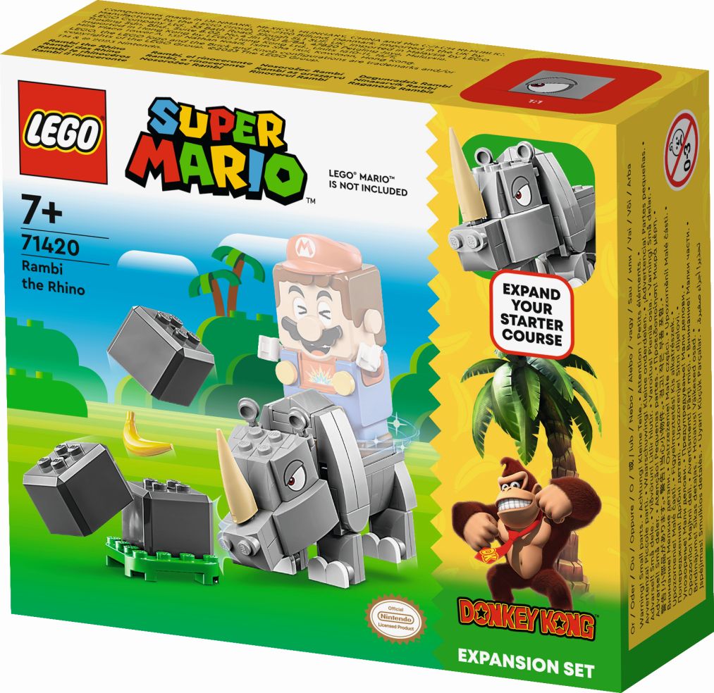 Super Mario Rambi neushoorn Uitbreiding