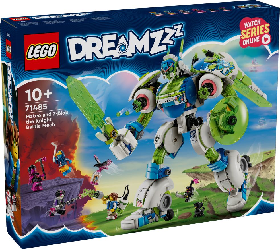 Dreamzzz Mateo and Z-Blob the Knight Mecha