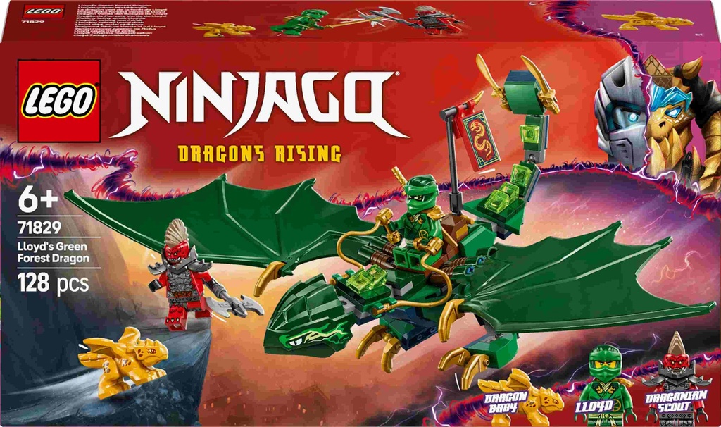 Ninjago Lloyd's Green Forest Dragon