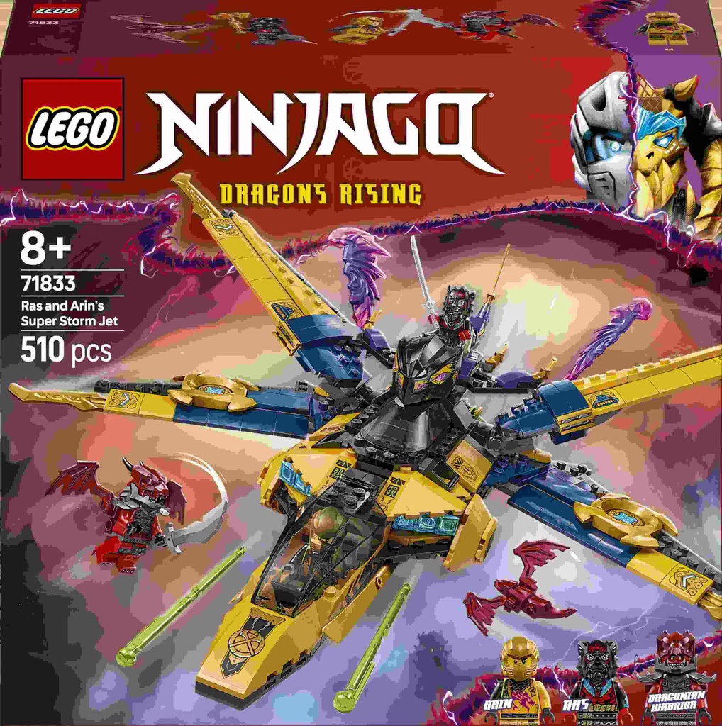 Ninjago Avion super-tempête de Ras et Arin
