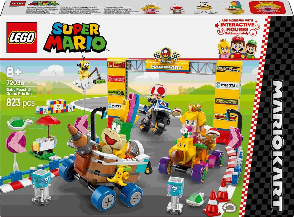 Super Mario Mario Kart – Baby Peach & Set G