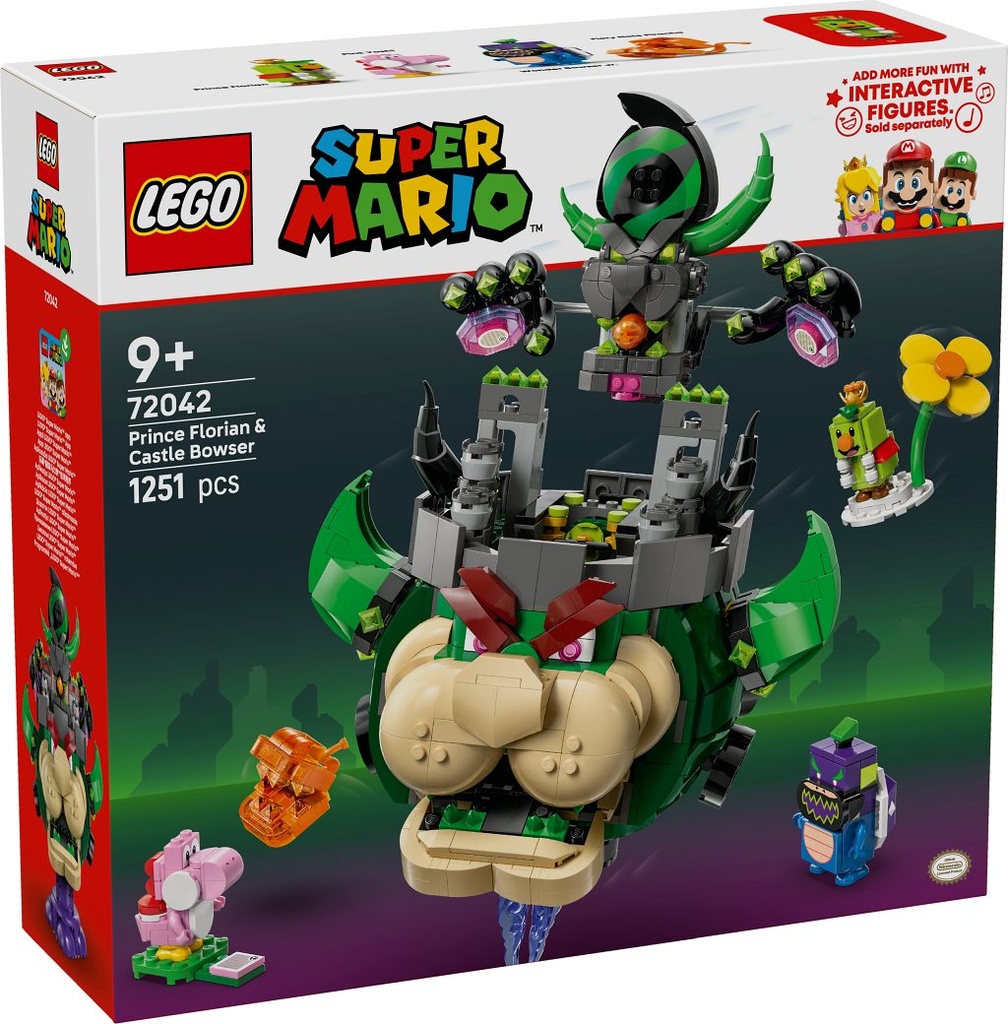 Super Mario MK Prince Floarian & Castle Bowser