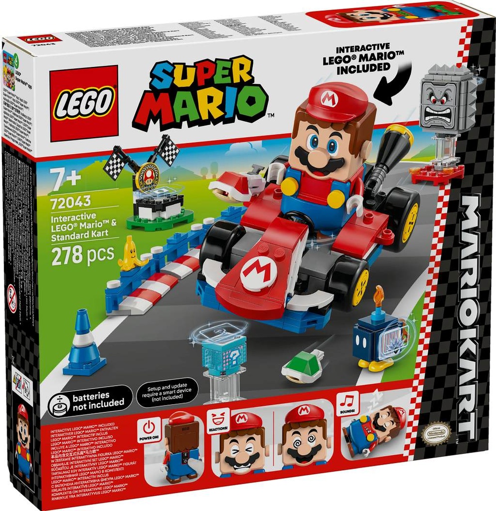 Mario Kart™ – Interactieve LEGO® Mario™ en standaardkart