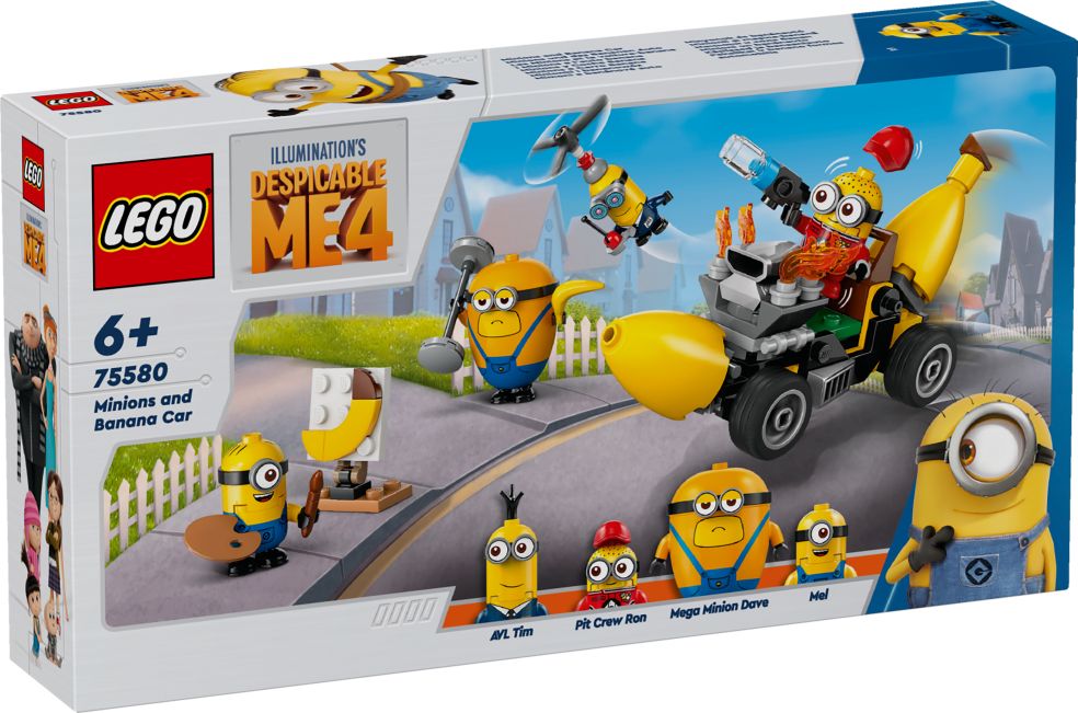 Dispicable ME 4 Minions en bananenauto